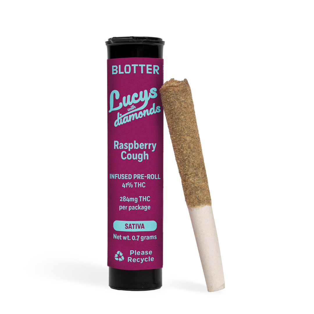 Lucys Diamond Infused PreRoll Dipped In Kief 1 2g Blotter lucys-diamond-infused-preroll-dipped-in-kief-1-2g-blotter